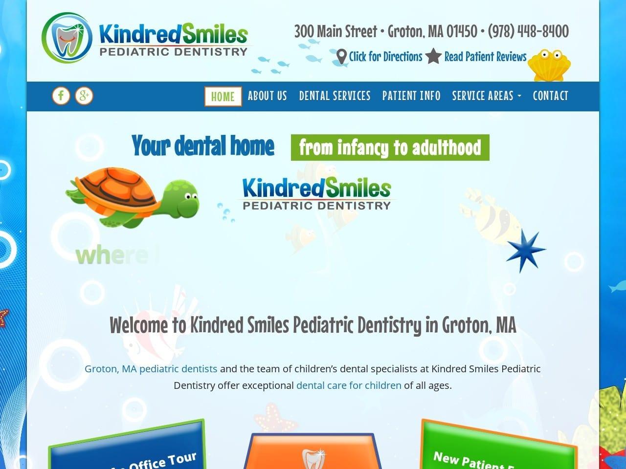 Kindred Smiles Pediatric Dentistry screenshot