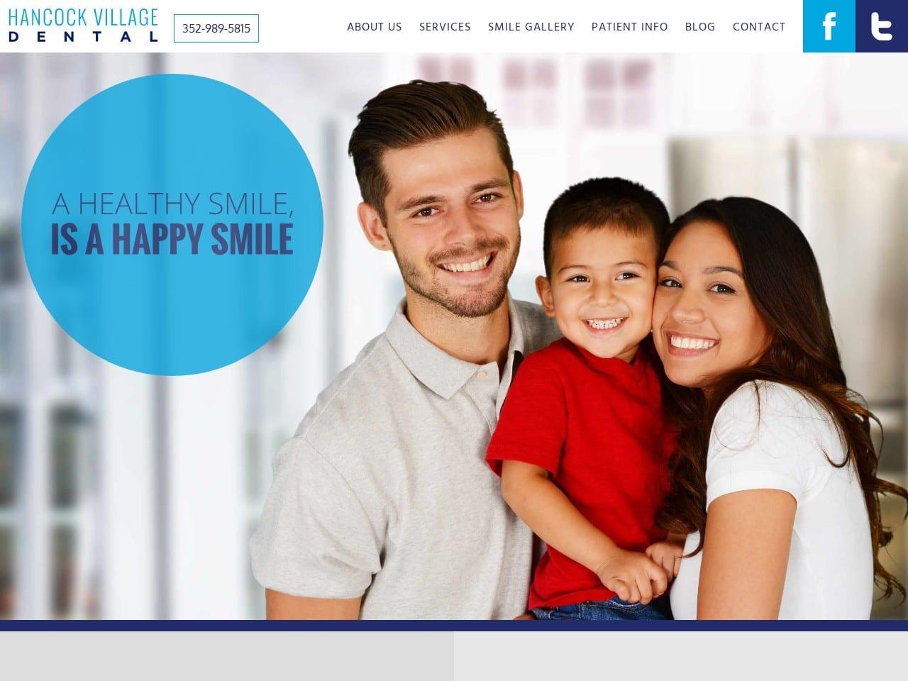 Hancock Village Dental screenshot