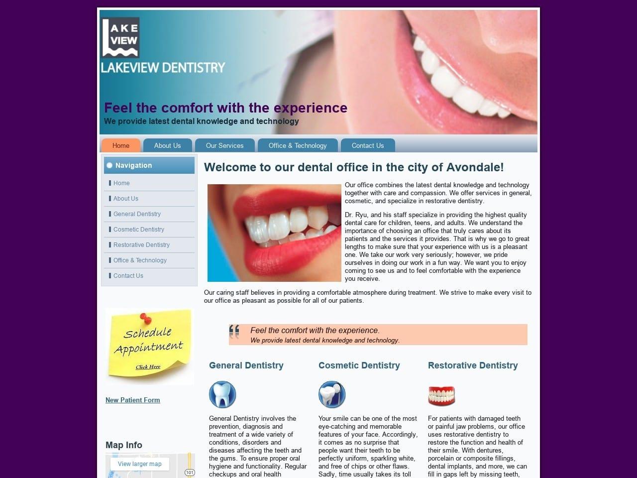 Lakeview Dentistry screenshot