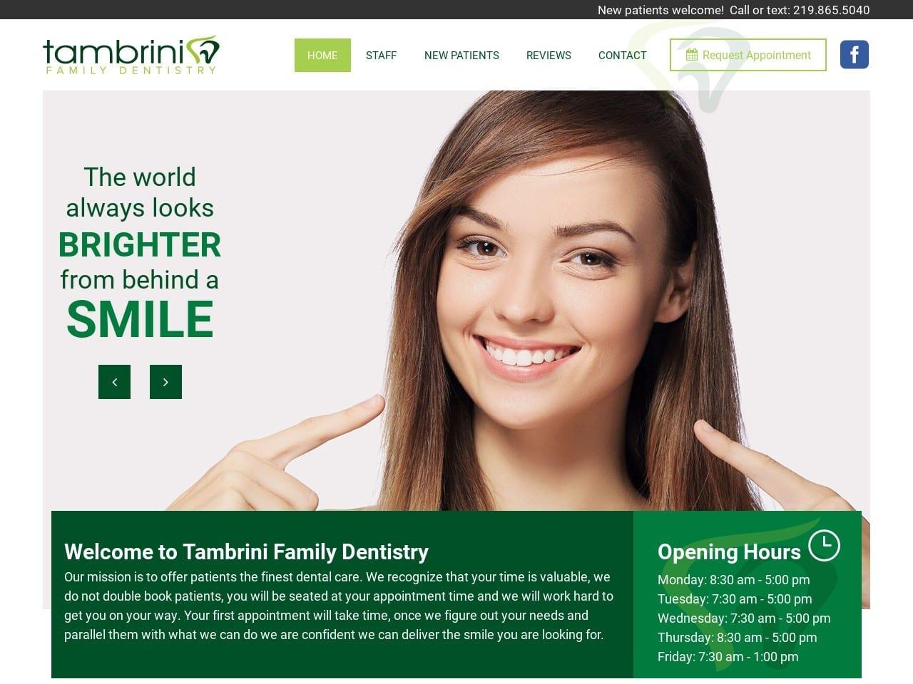 Tambrini Family Dentist screenshot