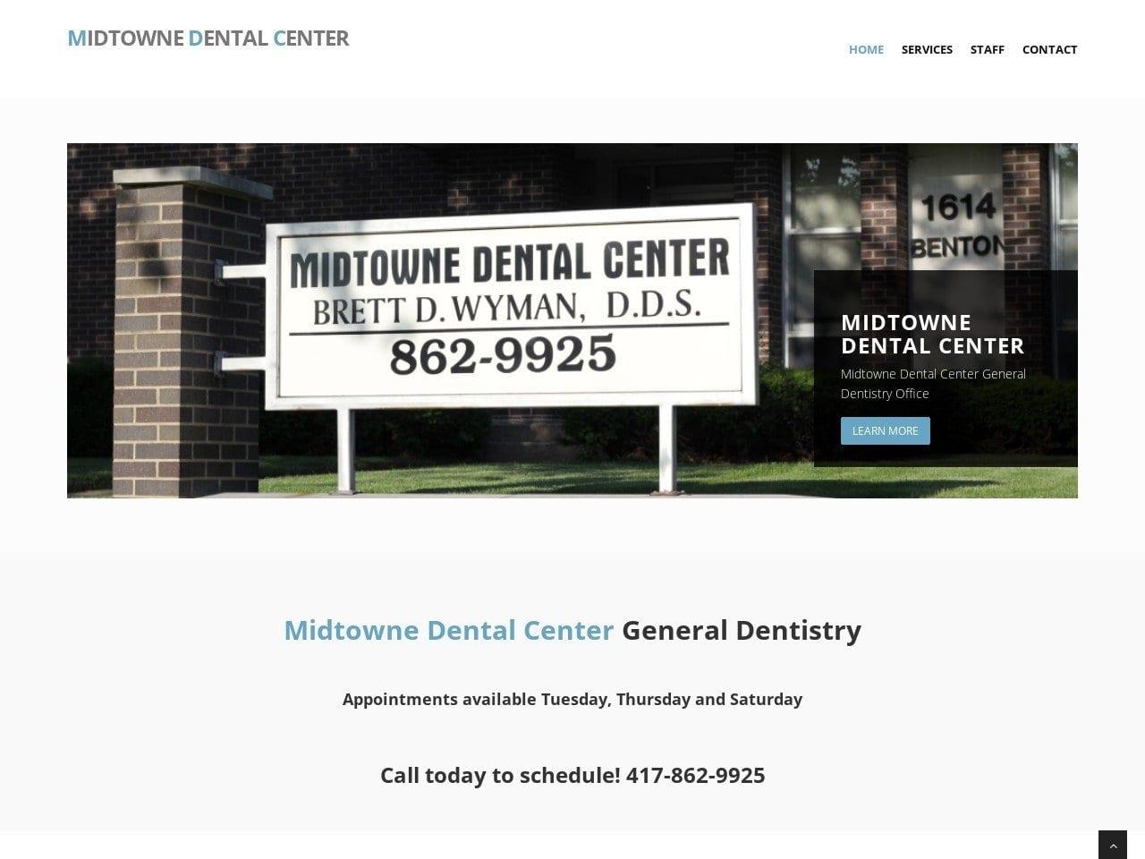 Midtowne Dental Center Wyman Brett DDS screenshot