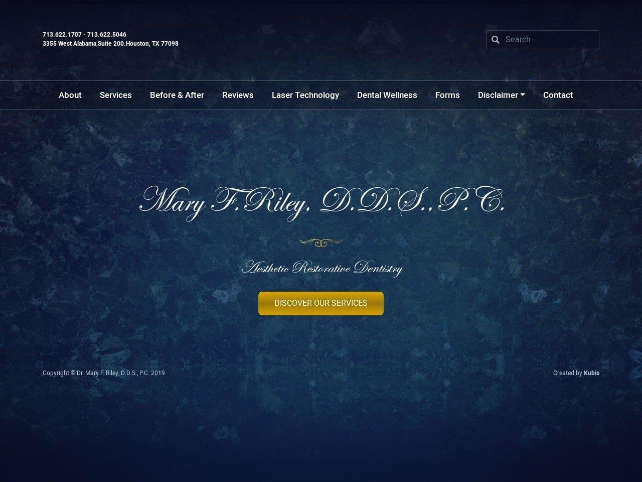 Dr. Mary F. Riley D.D.S. P.C screenshot