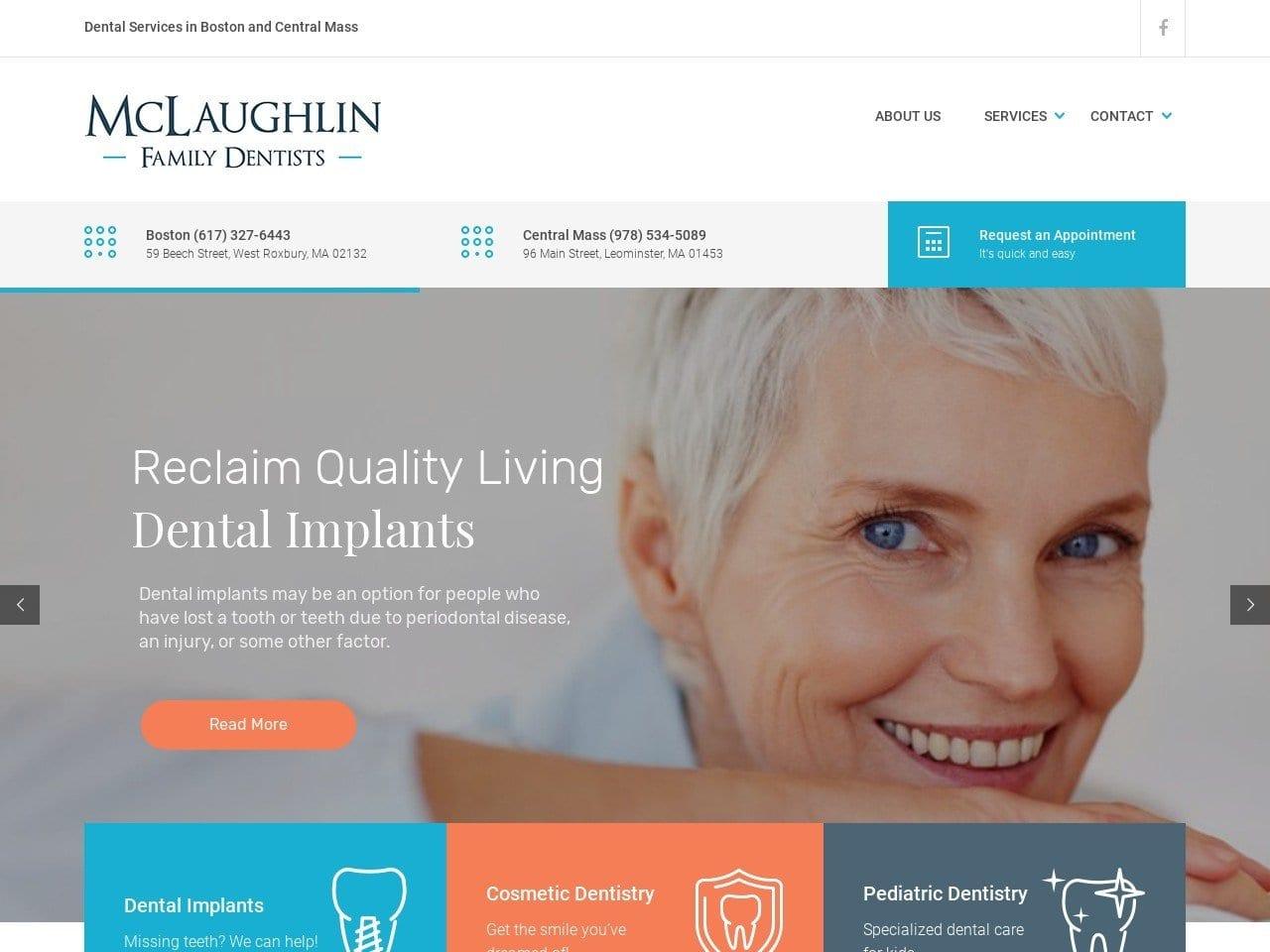 Dr. Stephen McLaughlin DDS screenshot