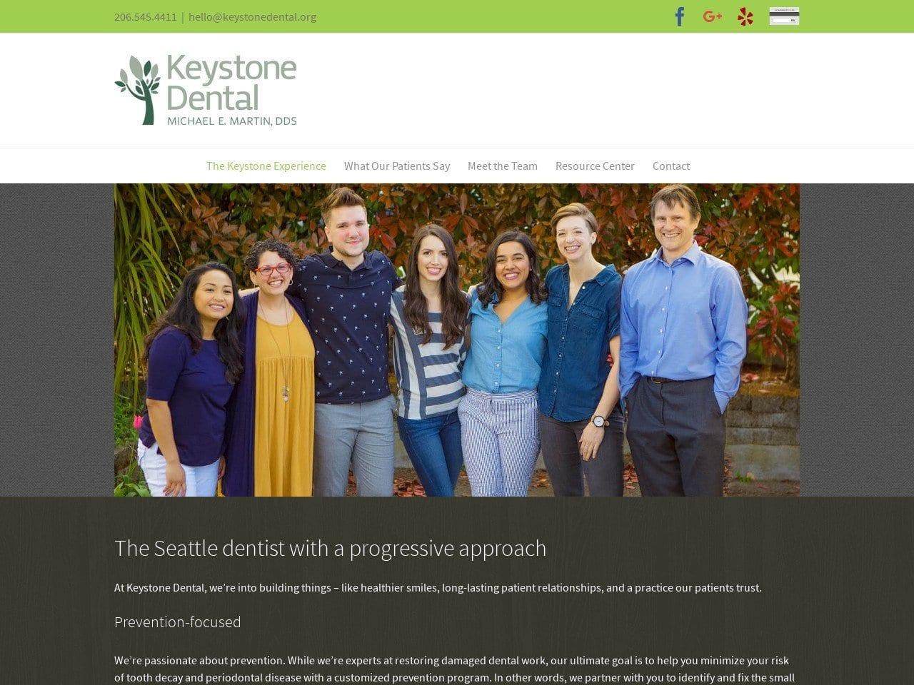 Keystone Dental screenshot