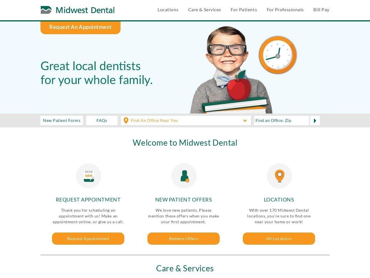 Midwest Dental screenshot