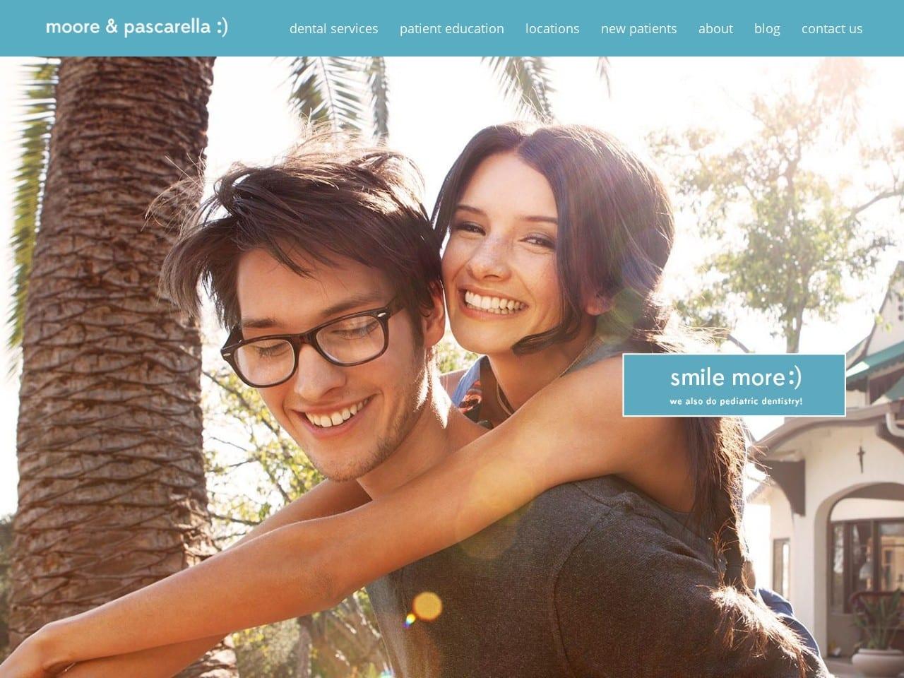 Moore & Pascarella Dental Group screenshot