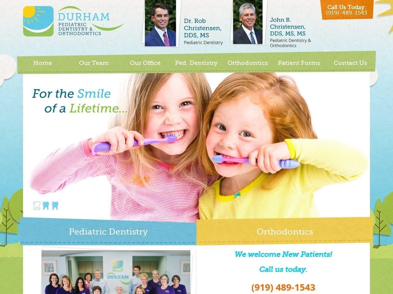Durham Pediatric Dentist screenshot