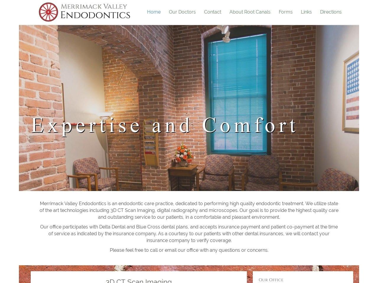 Merrimack Valley Endodontics screenshot