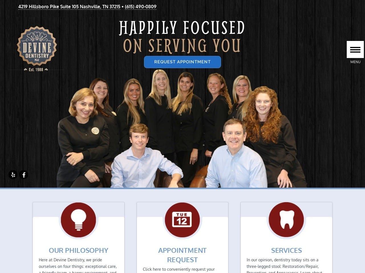Devine Dentistry Brian E Devine DDS screenshot