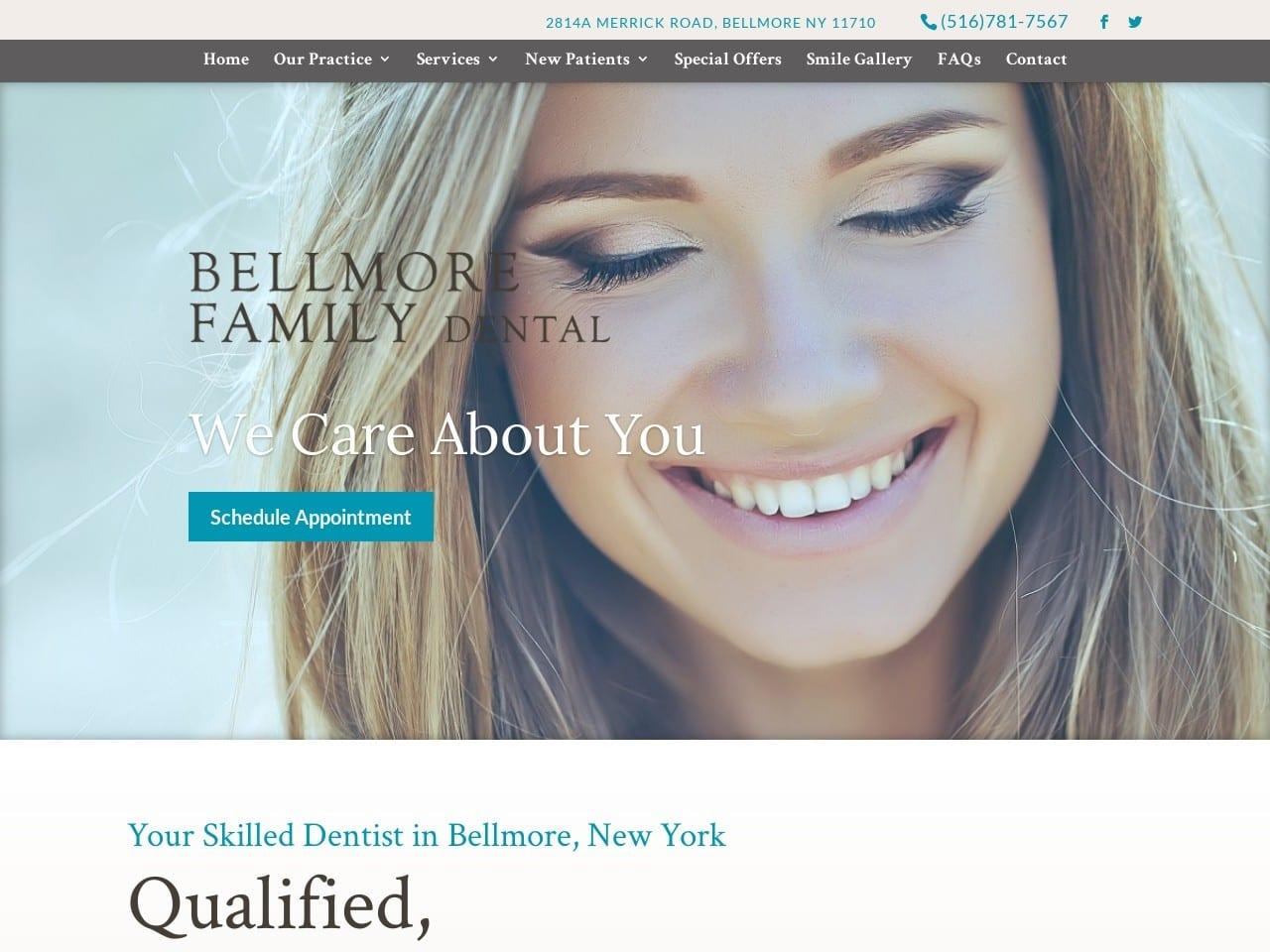 Bellmore Family Dental screenshot
