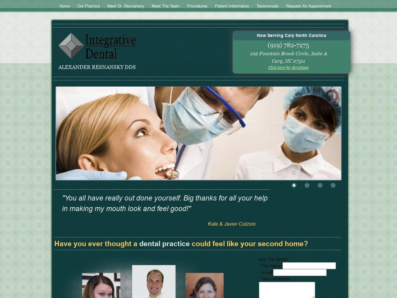 NC Center For Restorative Dentistry screenshot