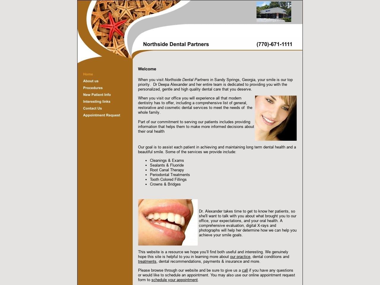 Dr. Deepa Alexander DDS screenshot