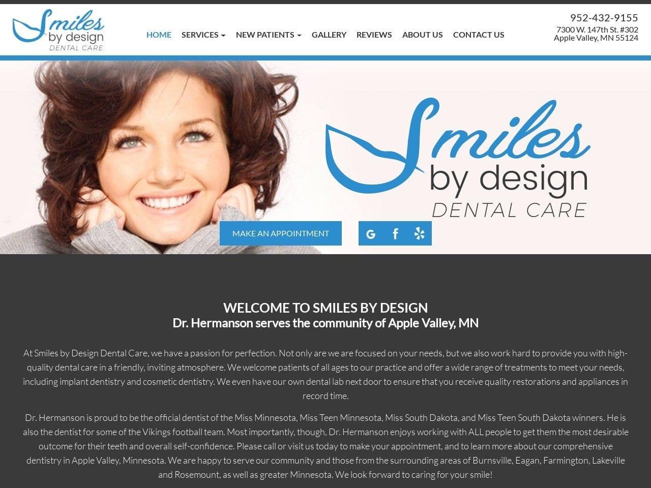 Dr. Frederick J. Hermanson DDS screenshot