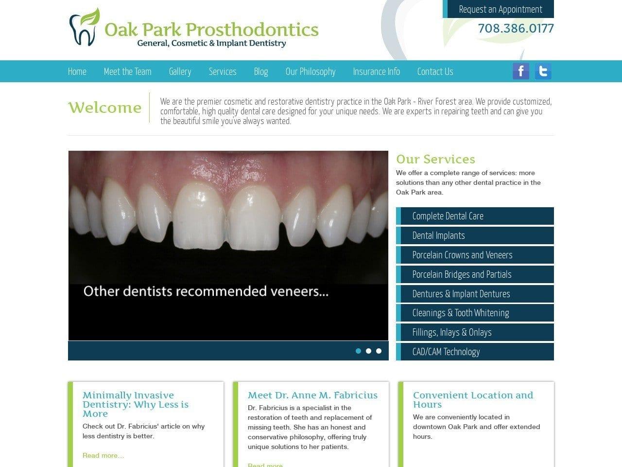 Oak Park Prosthodontics screenshot
