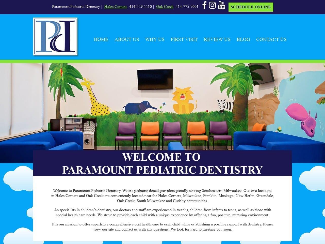 Paramount Pediatric Dentistry screenshot
