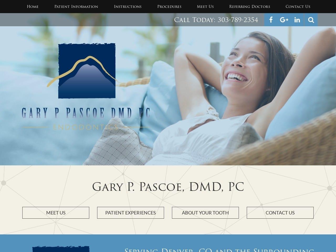 Pascoe Gary P DDS screenshot