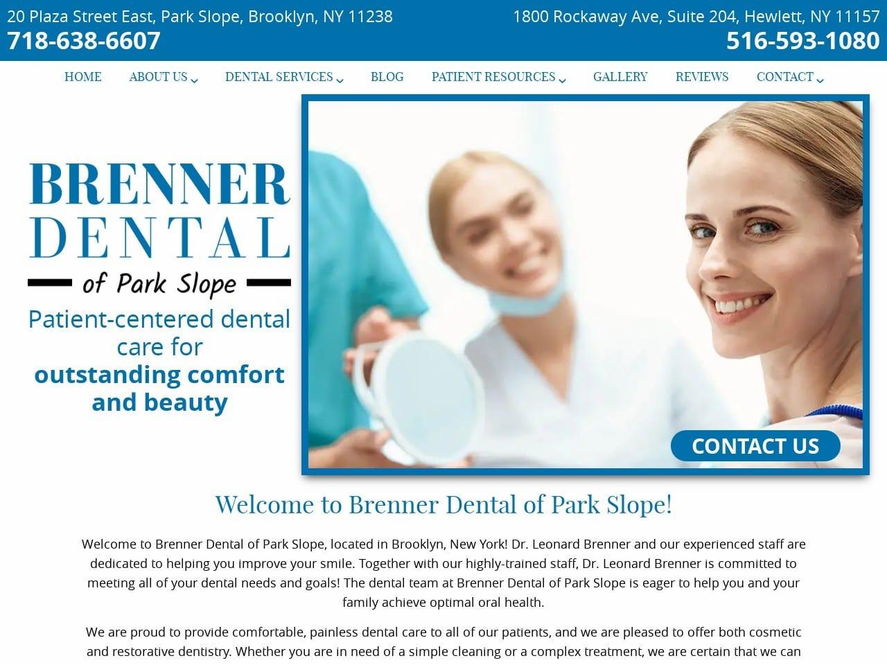 Brenner Dental Arts screenshot