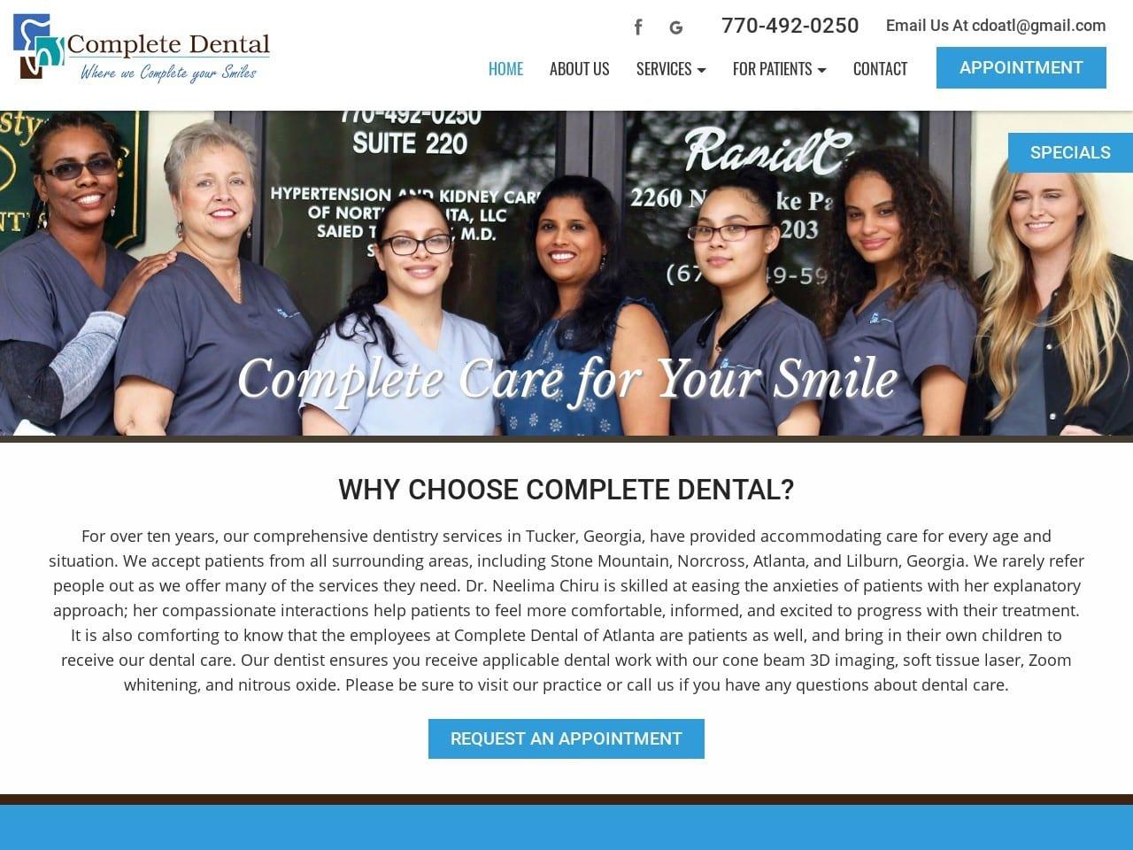 Complete Dental of Atlanta screenshot