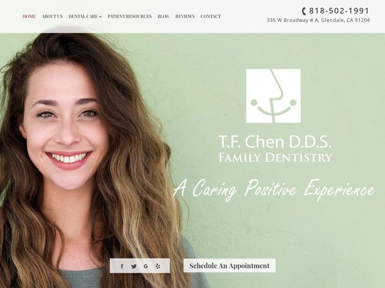 T. F. Chen D.D.S. screenshot