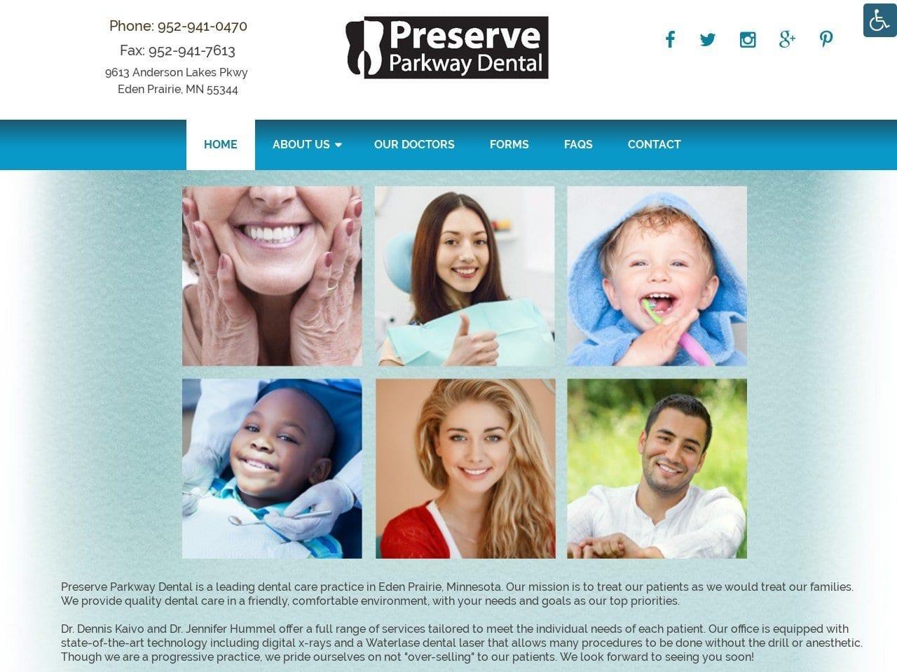 Preserve Parkway Dental screenshot