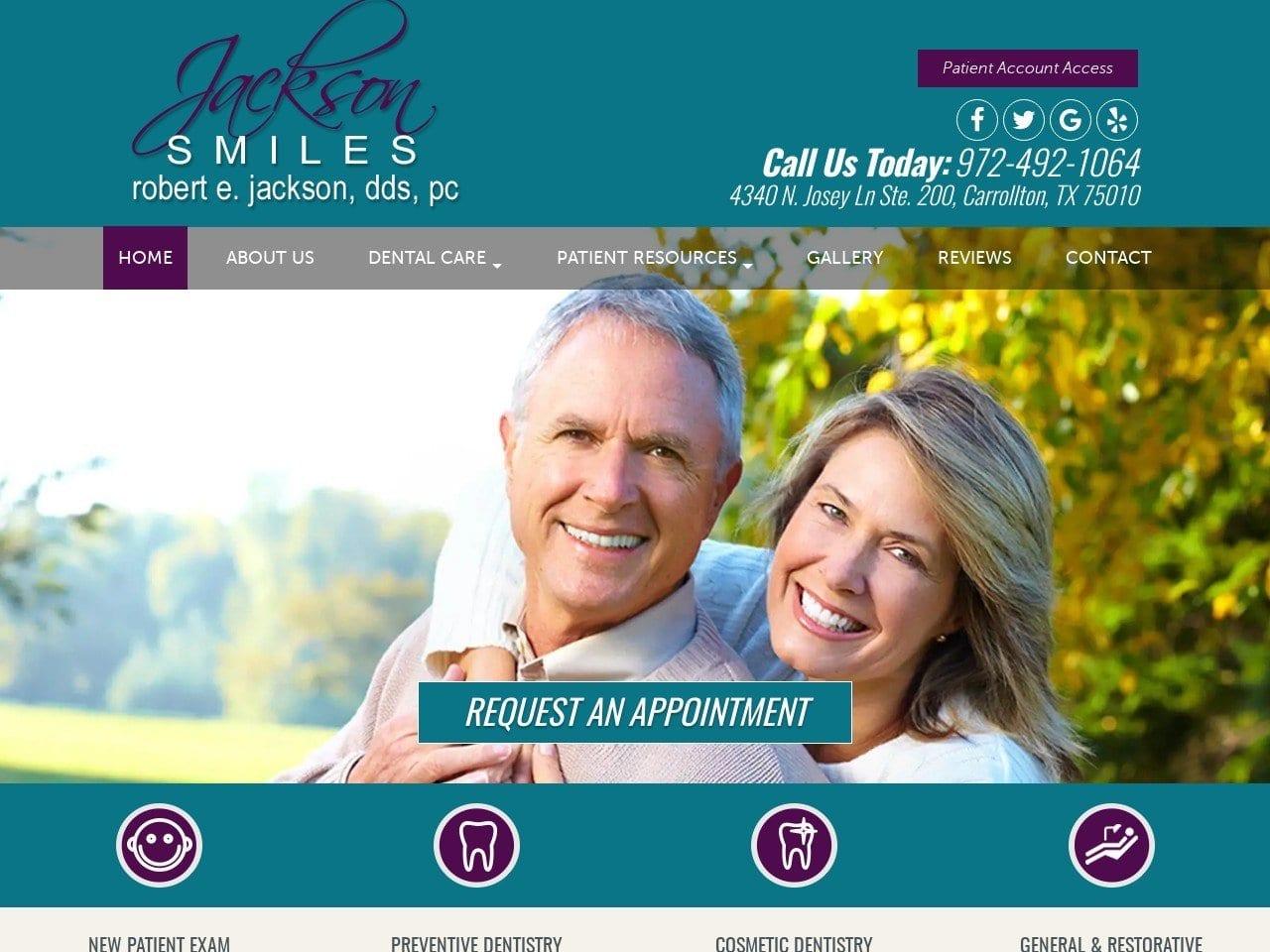 Dr. Robert E. Jackson DDS screenshot
