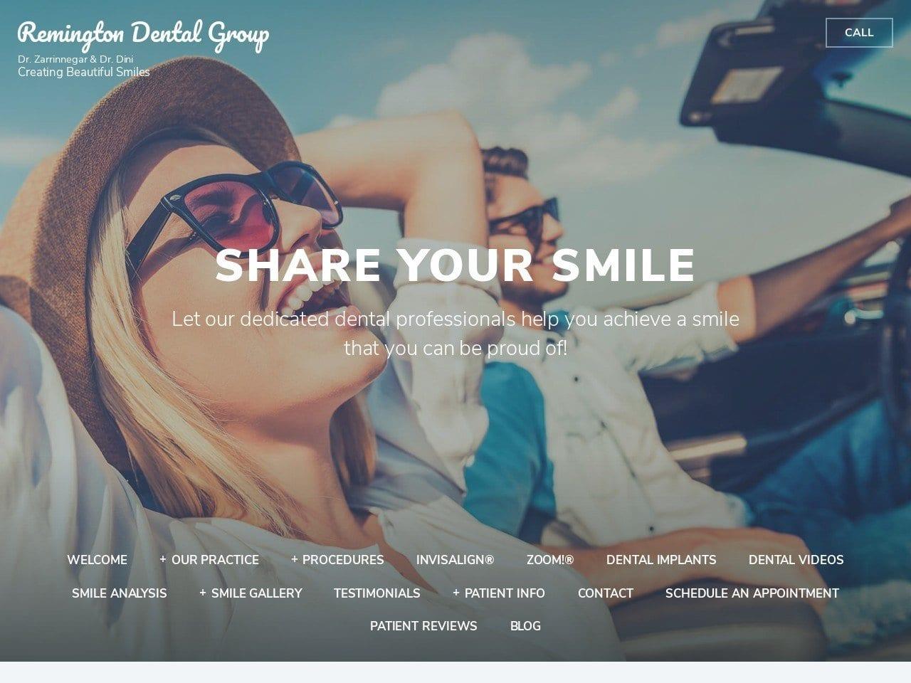 Remington Dental Group screenshot