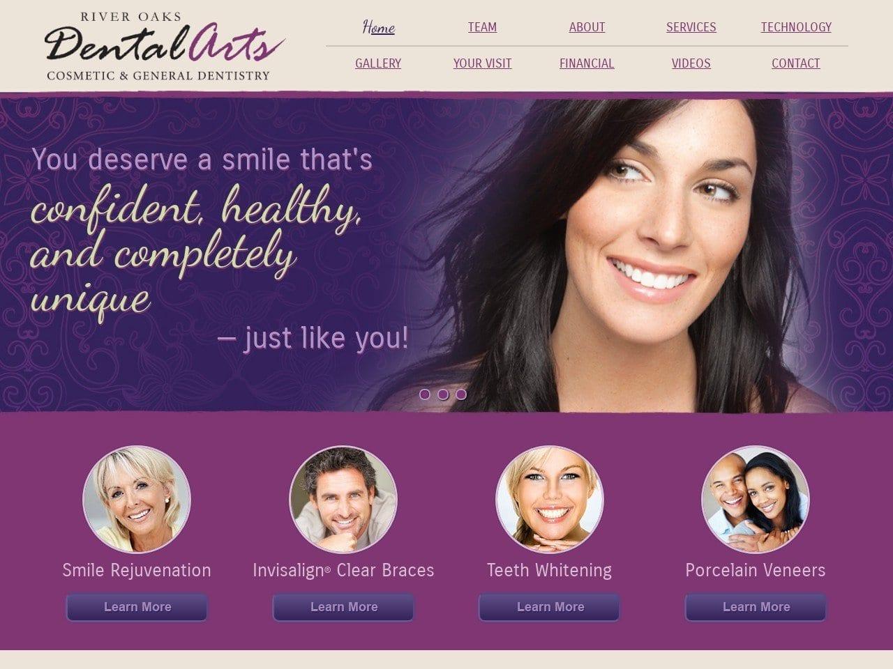 River Oaks Dental Arts screenshot