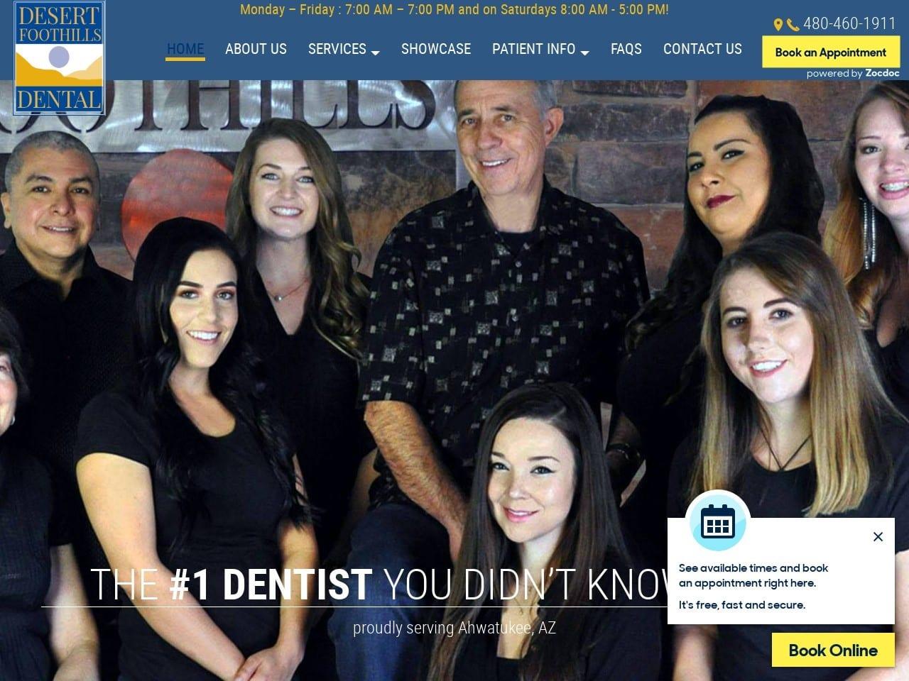 Desert Foothills Dental screenshot