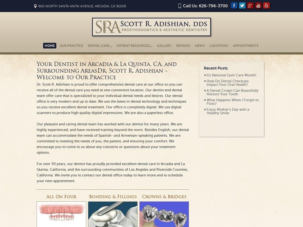 Scott R Adishian Inc screenshot