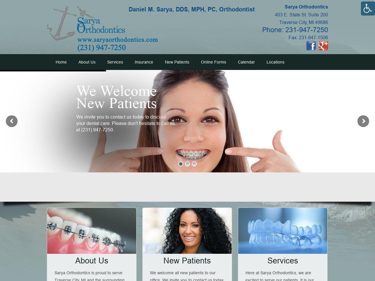 Sarya Orthodontics screenshot