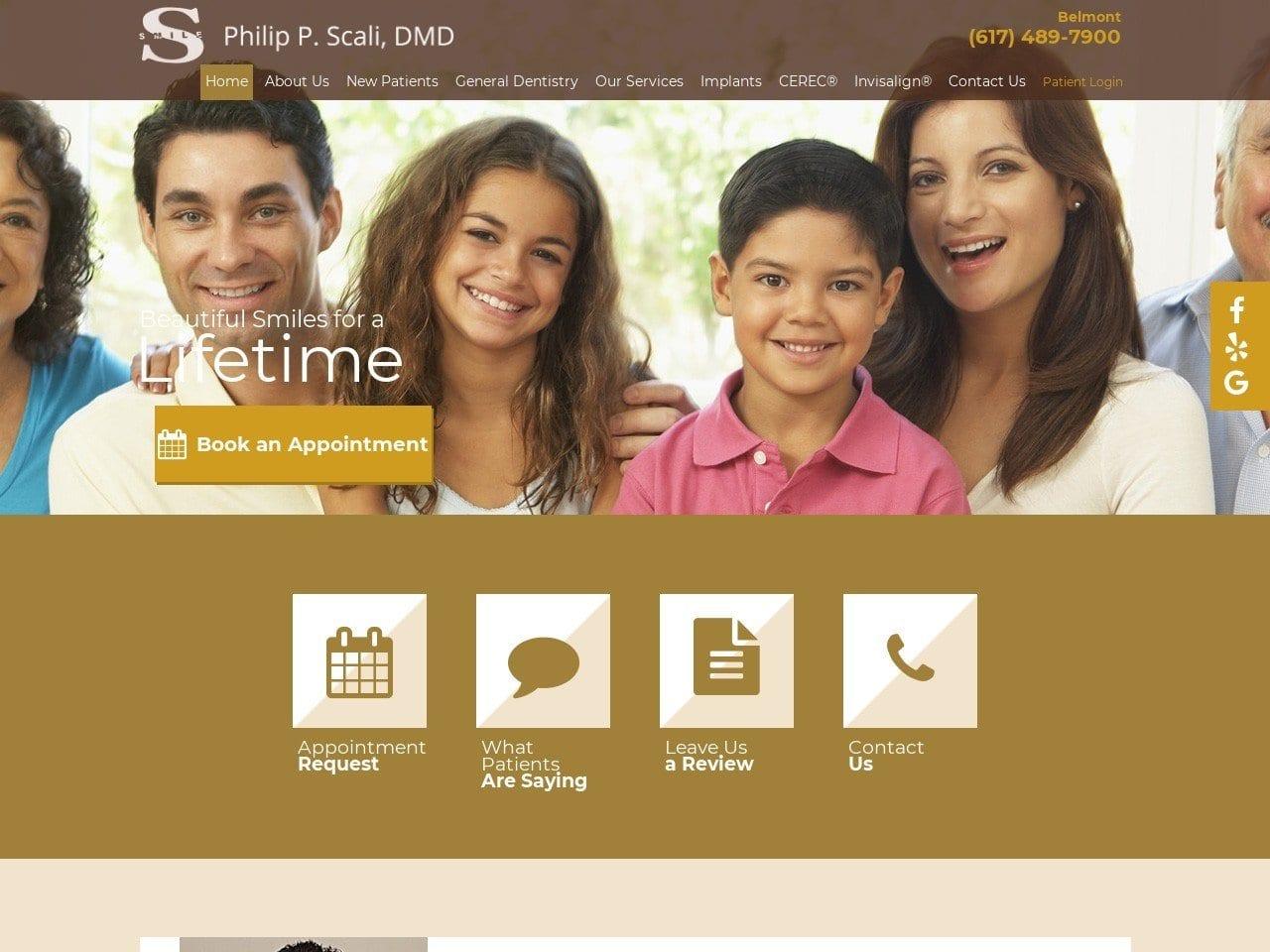 Scali Dental Associates screenshot