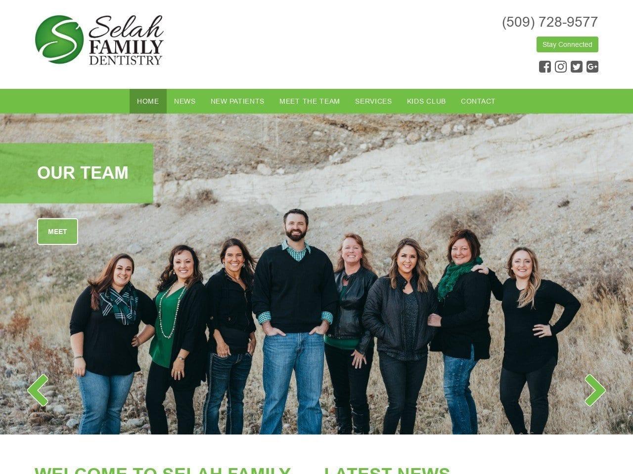 Selah Family Dentistry screenshot