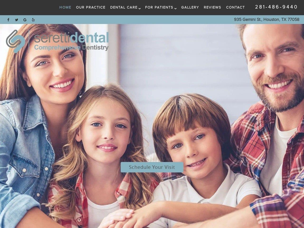 Seretti Comprehensive Dentistry screenshot