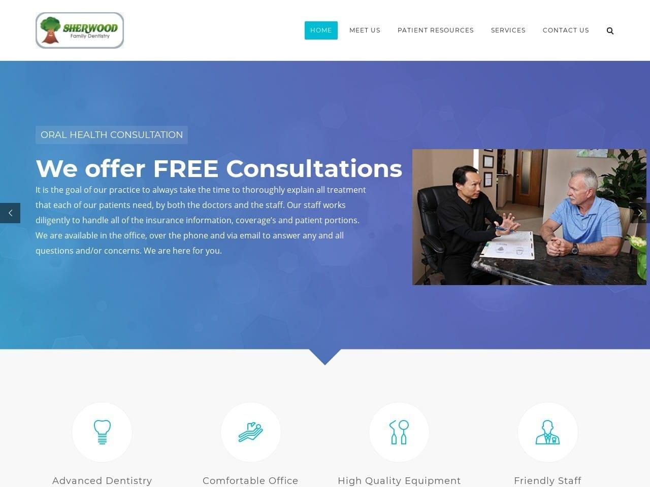 Sherwood Family Dentistry screenshot