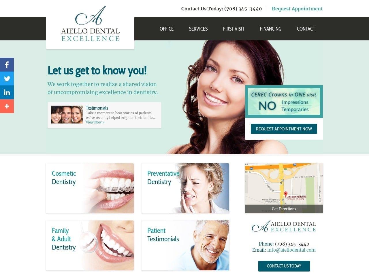 Aiello Dental Excellence screenshot