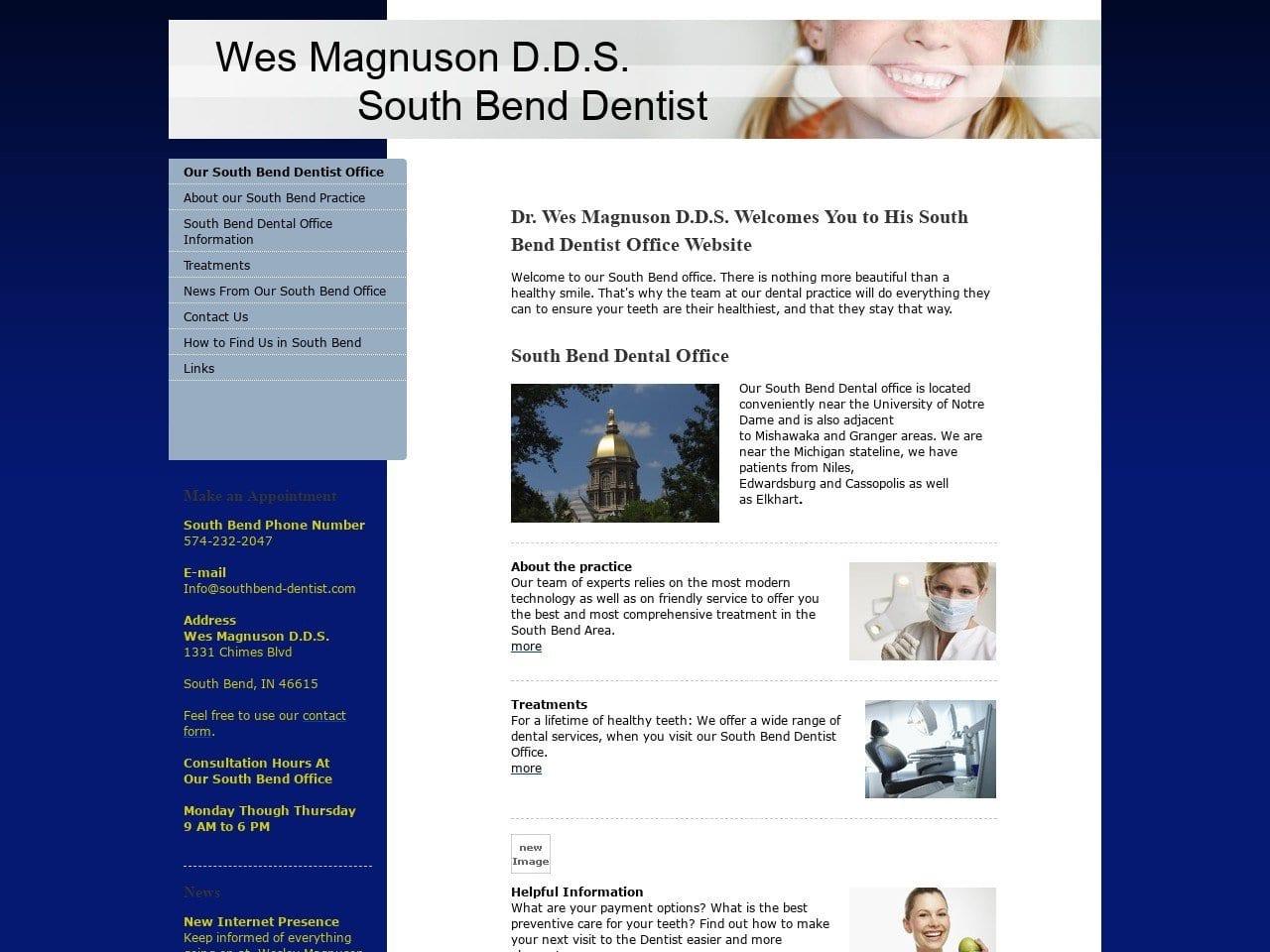 Dr. Wesley Magnuson DDS screenshot