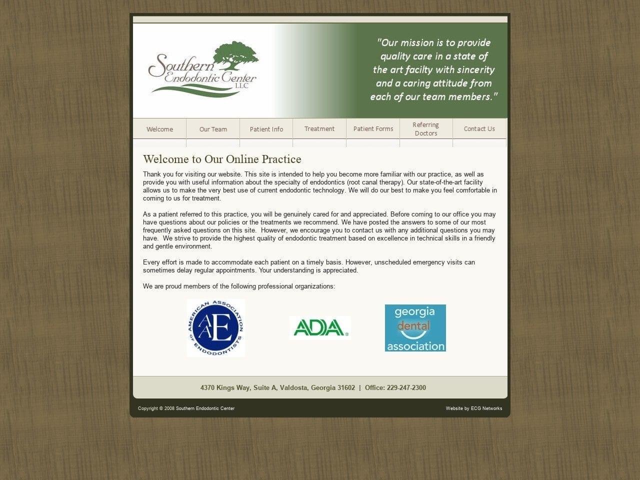 Southern Endodontic Center screenshot
