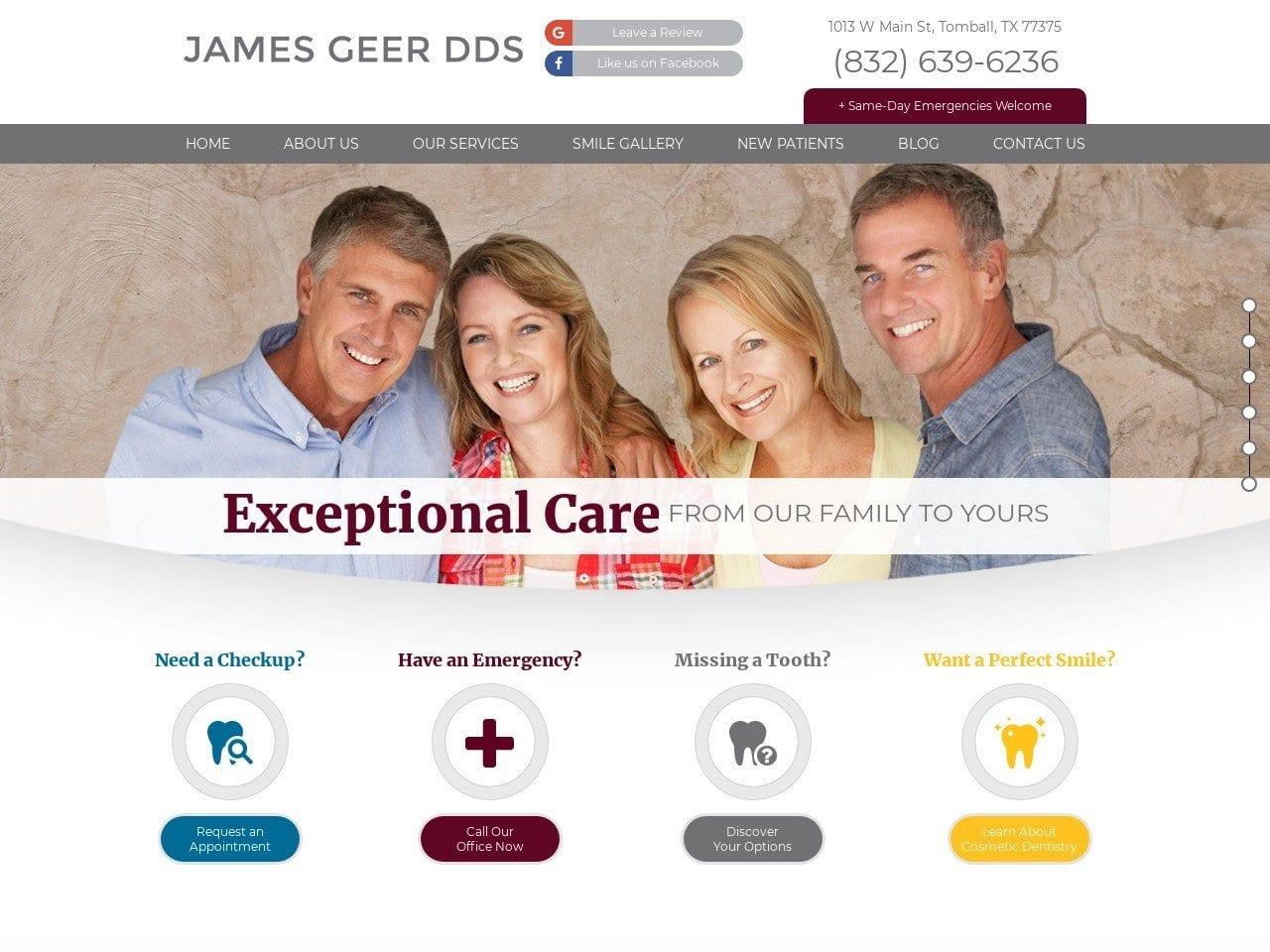 James Geer DDS screenshot