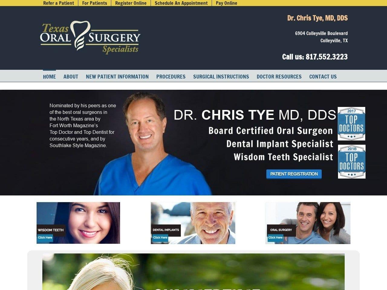 Dr. Chris D. Morris Md Dds screenshot
