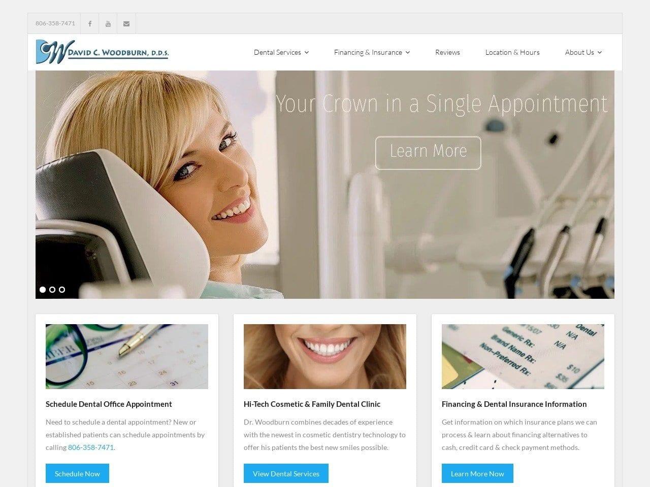 David C. Woodburn DDS screenshot
