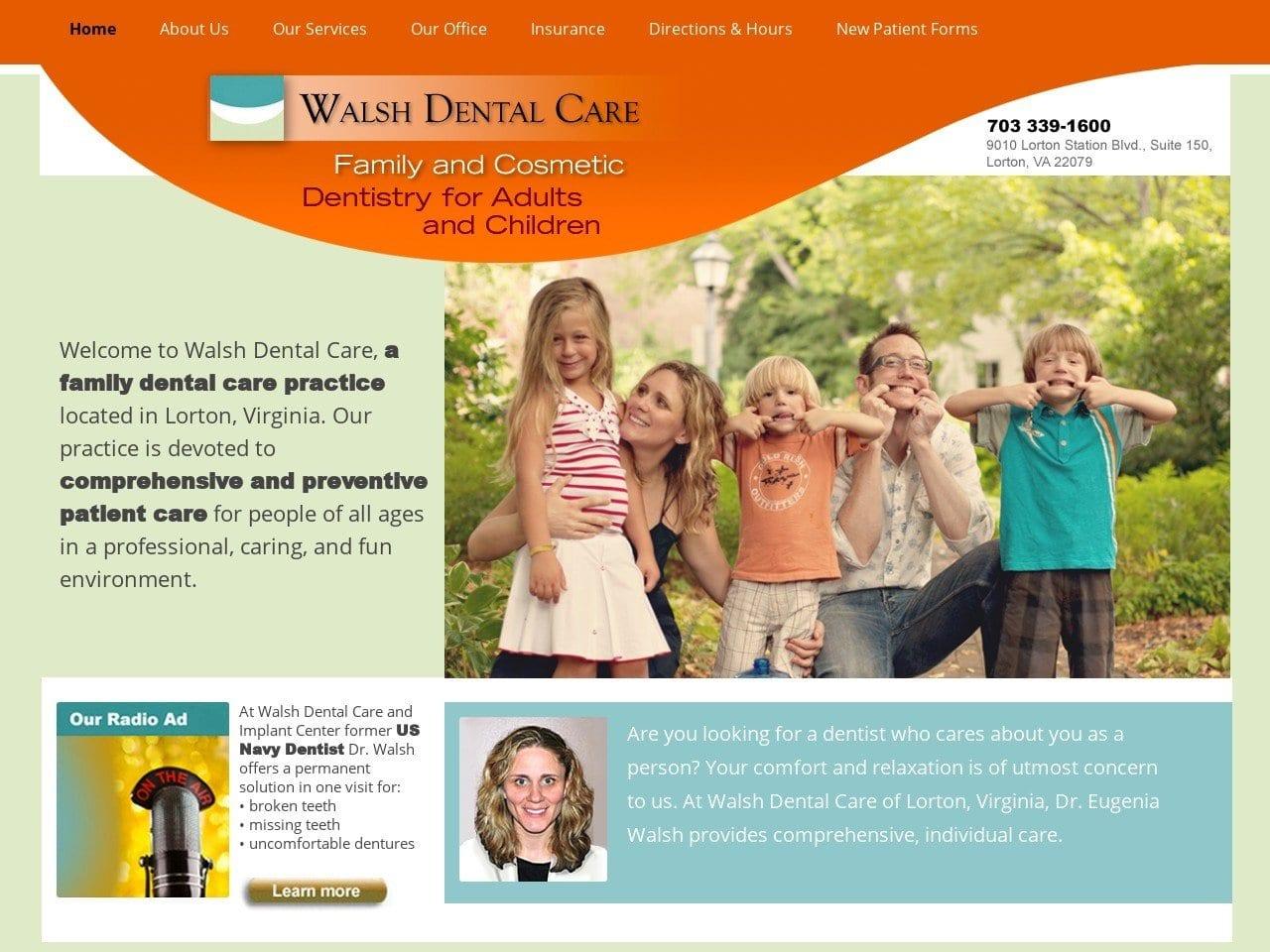 Eugenia A. Walsh DDS screenshot