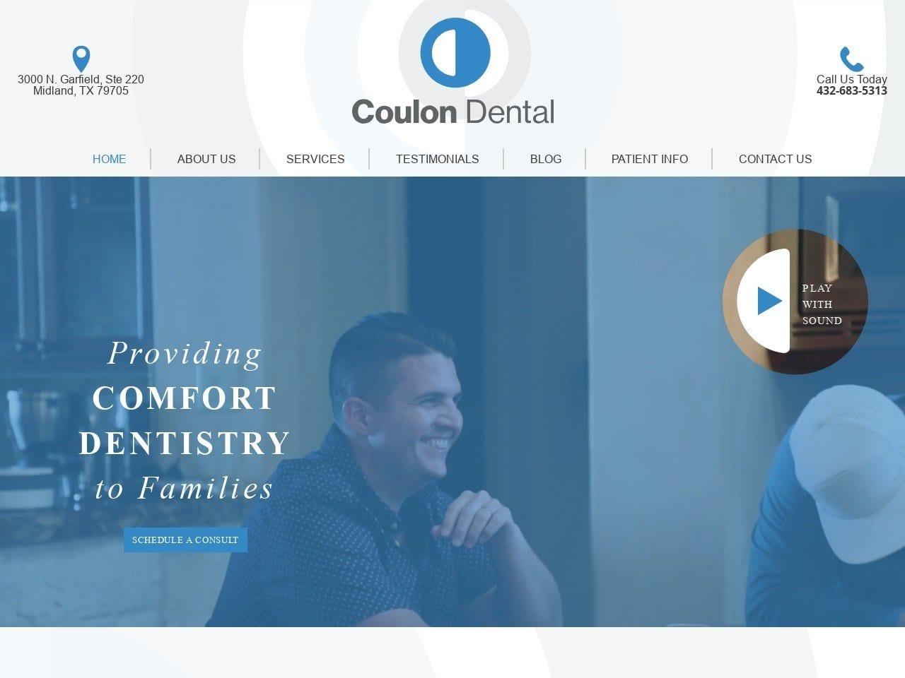 Coulon Dental screenshot