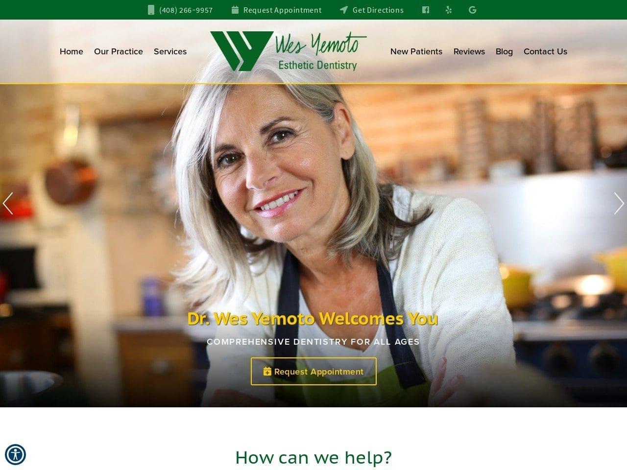 Dr. Wesley Yemoto DDS screenshot