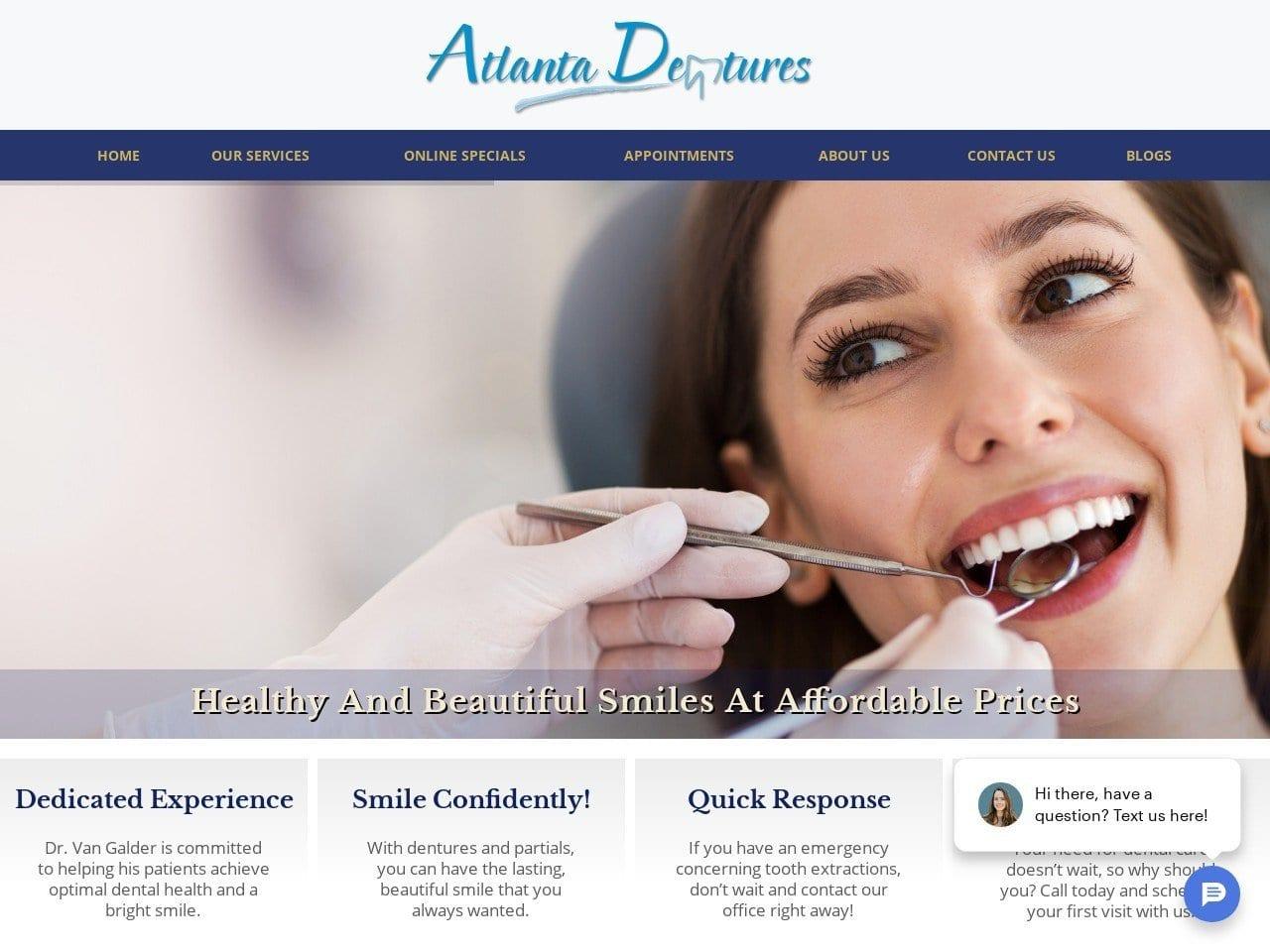 Atlanta Dentures screenshot