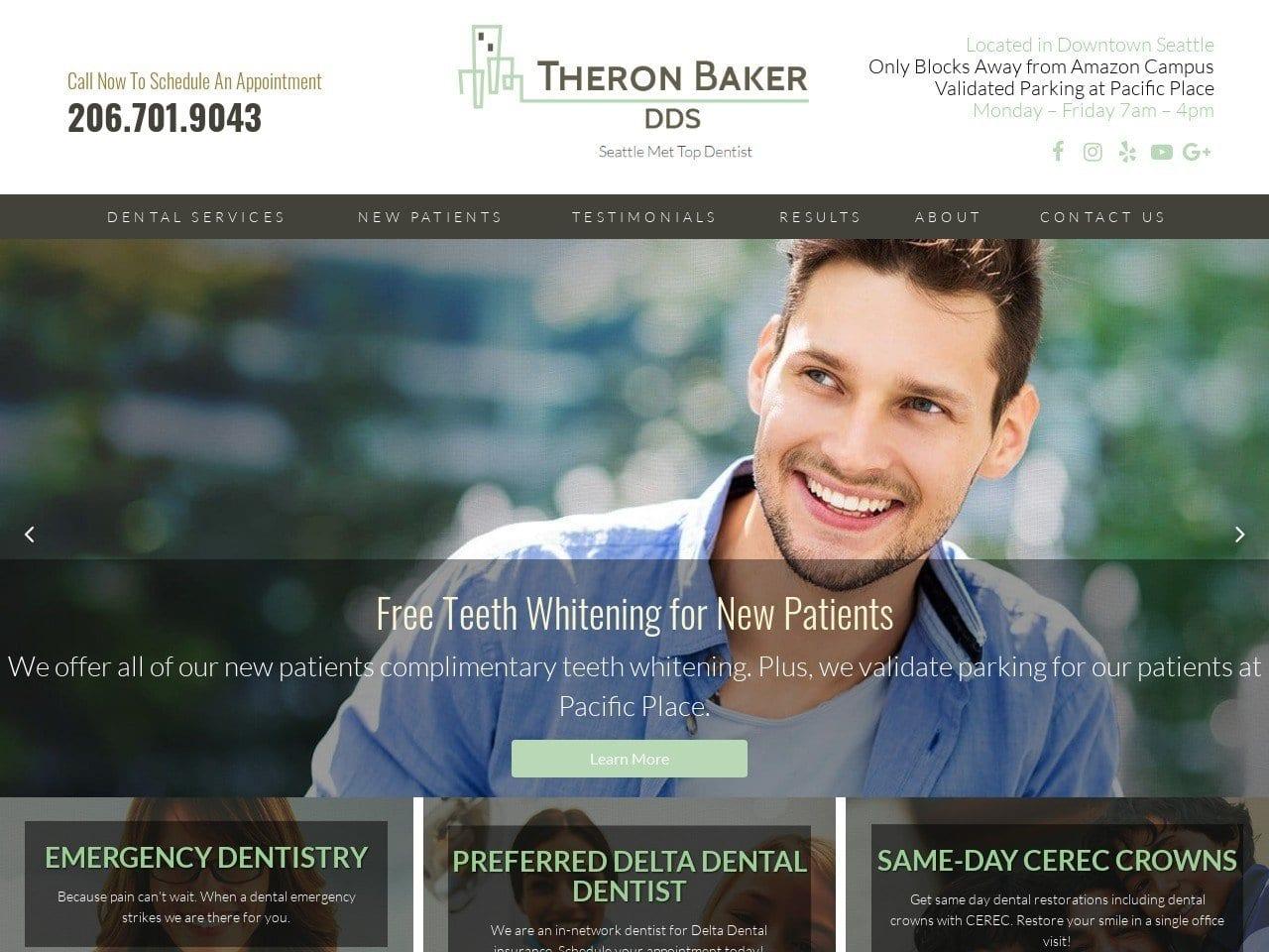 Dr. Theron J. Baker DDS screenshot