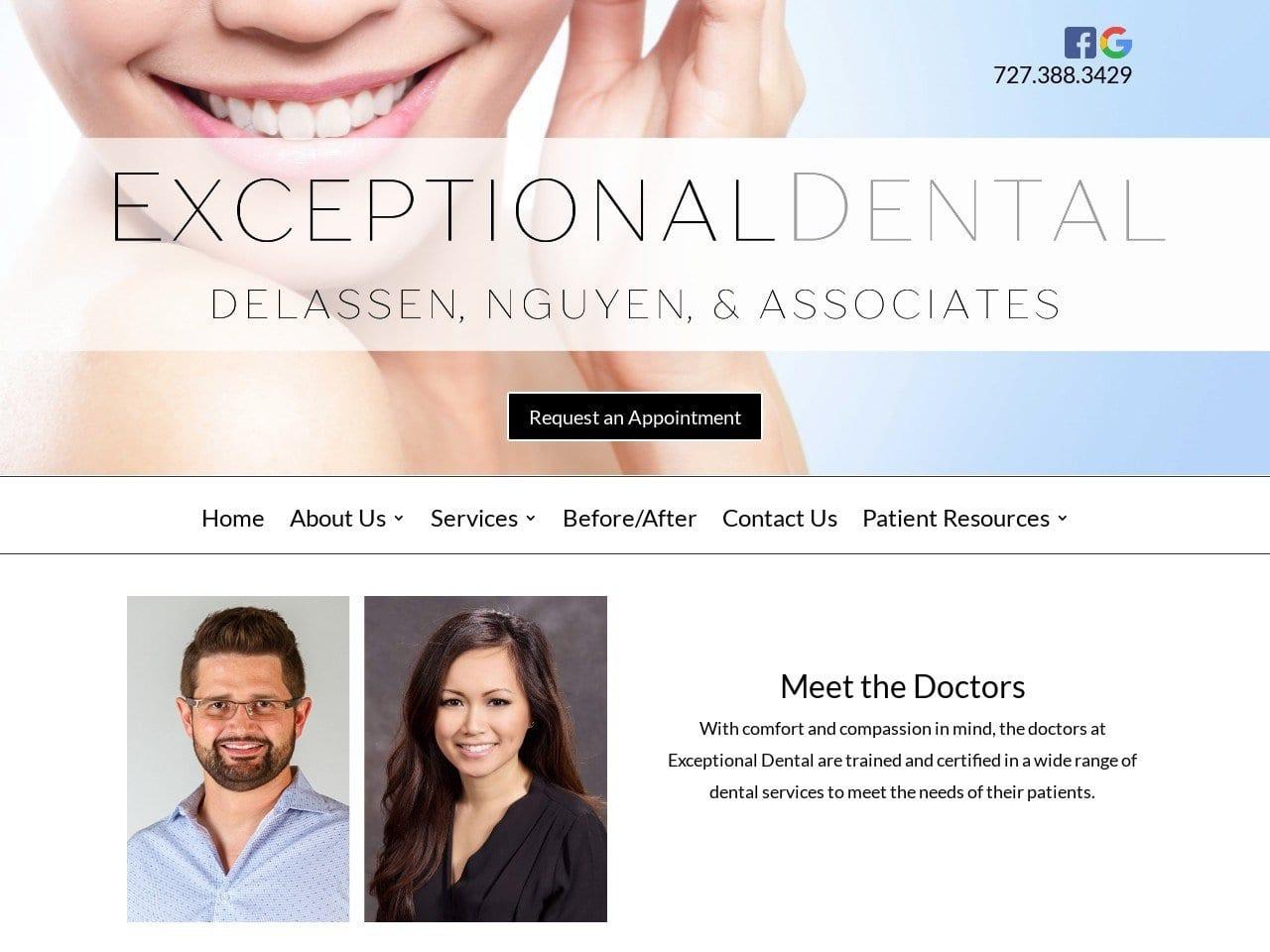Exceptional Dental PA Sexton Patrick DDS screenshot