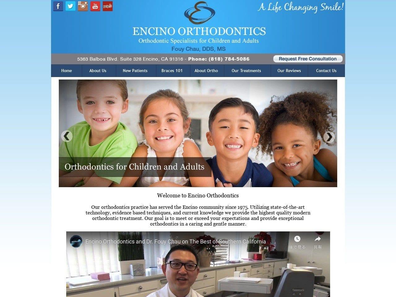 Encino Orthodontics screenshot