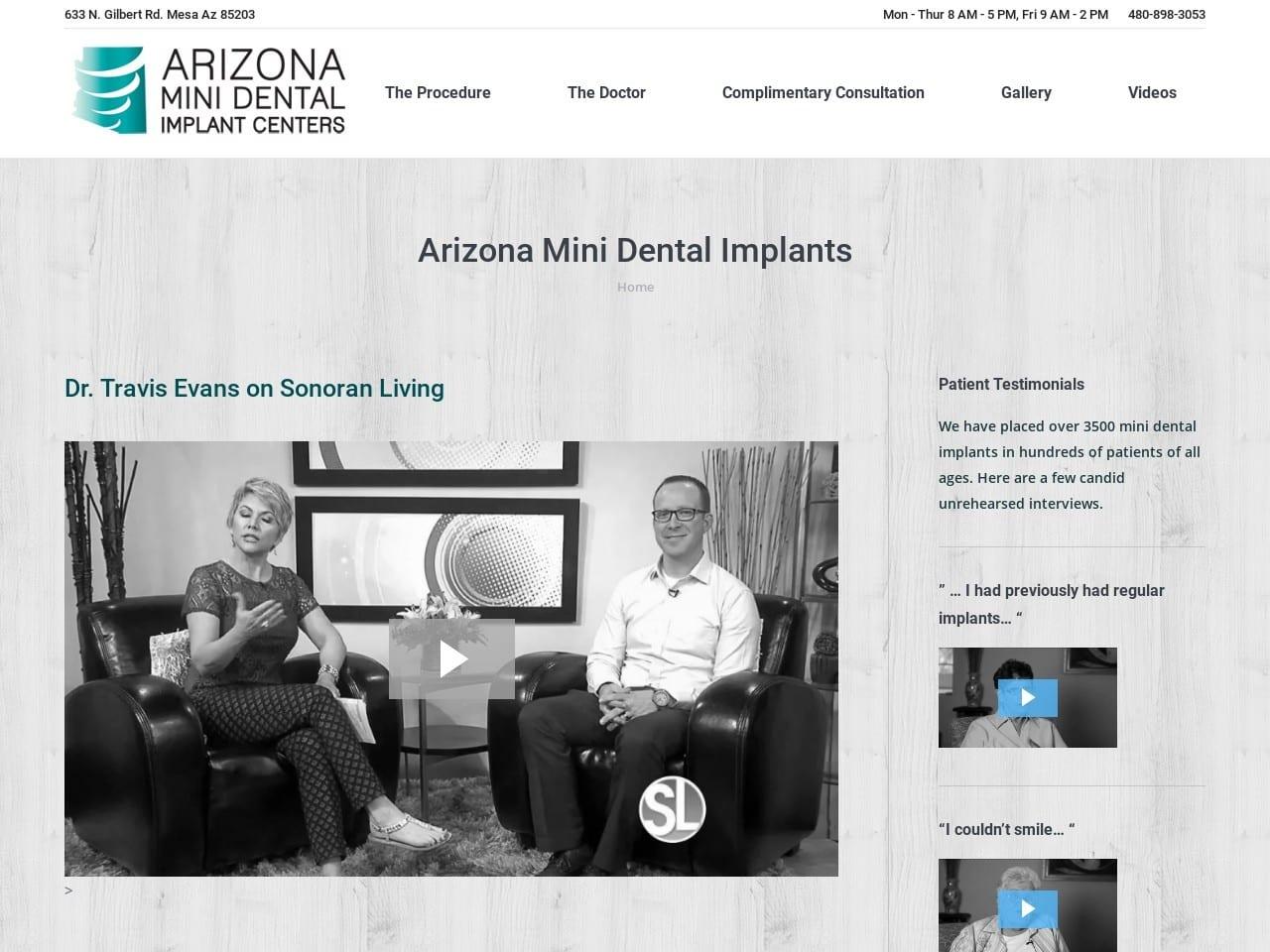 Arizona Mini Dental Implant screenshot