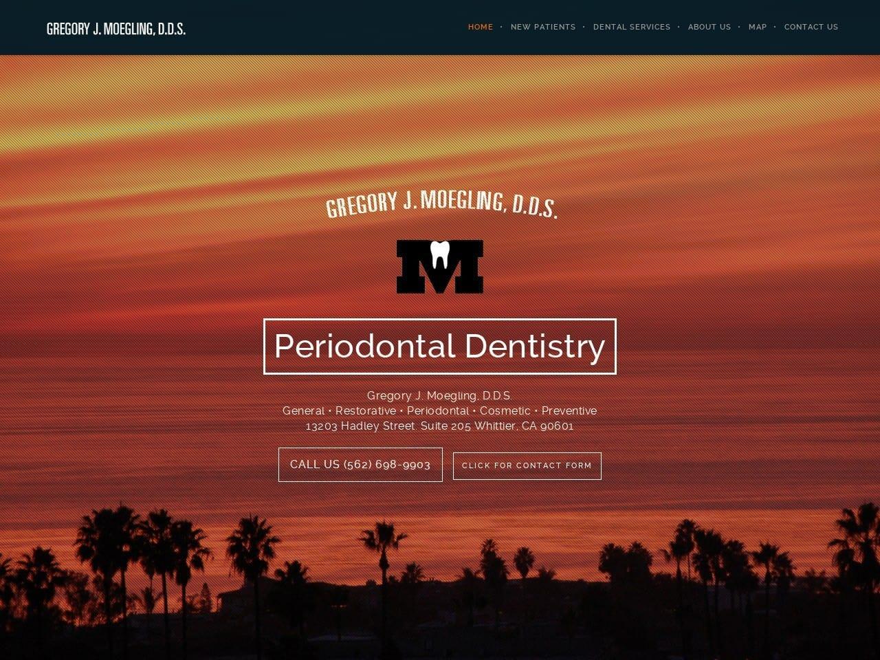 Moegling Gregory J DDS screenshot