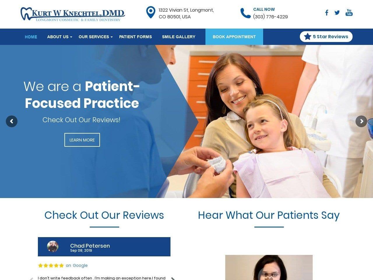 Longmont Dental screenshot